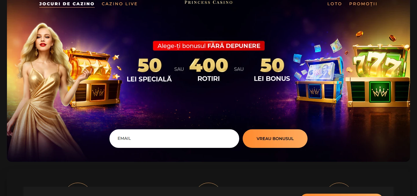Registrazione Princess Casino online