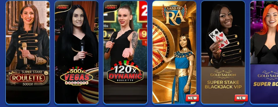 Pistolo Casino live dealer