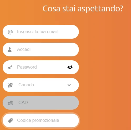 Registrazione Cadoola Casino